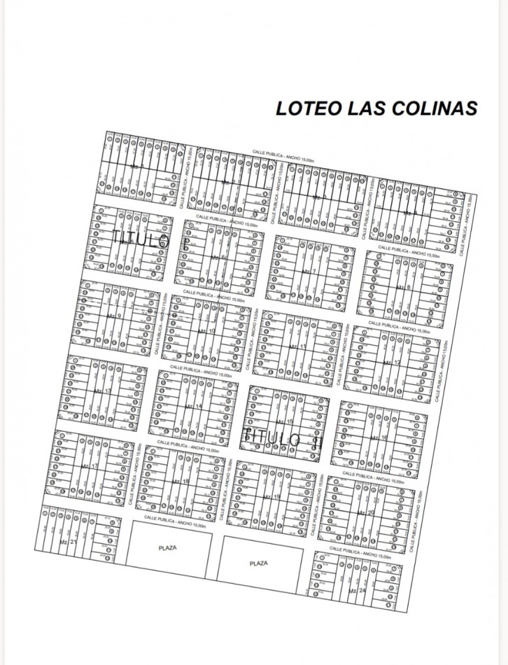 Loteo Las.Colinas, Colonia Ensayo 