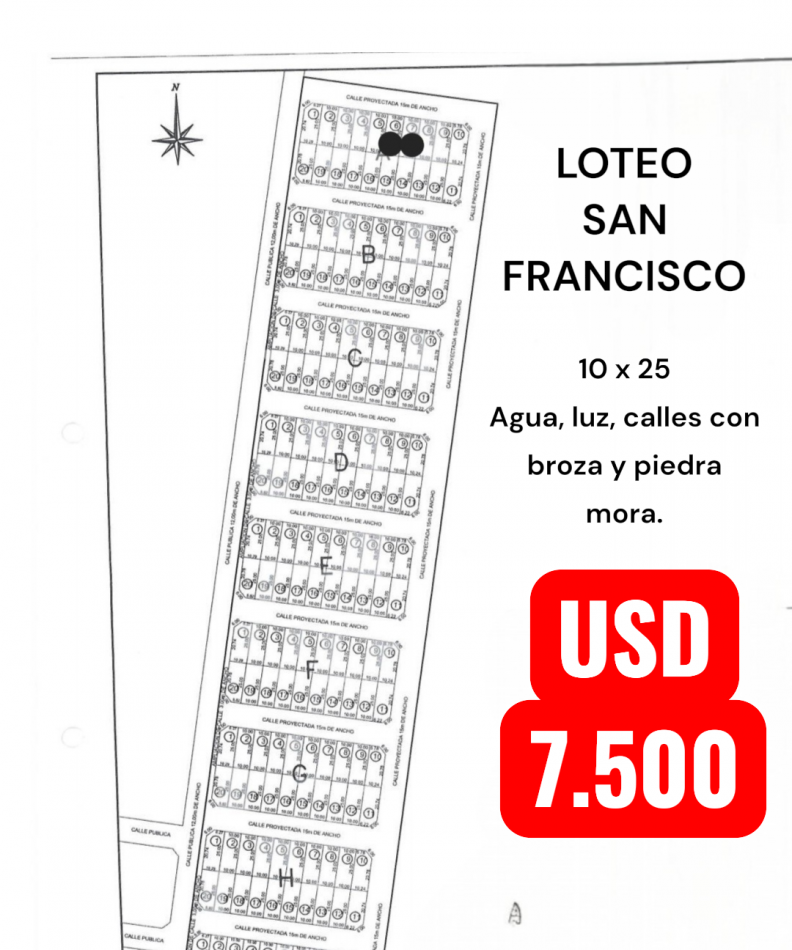 Loteo San Francisco, Colonia Ensayo